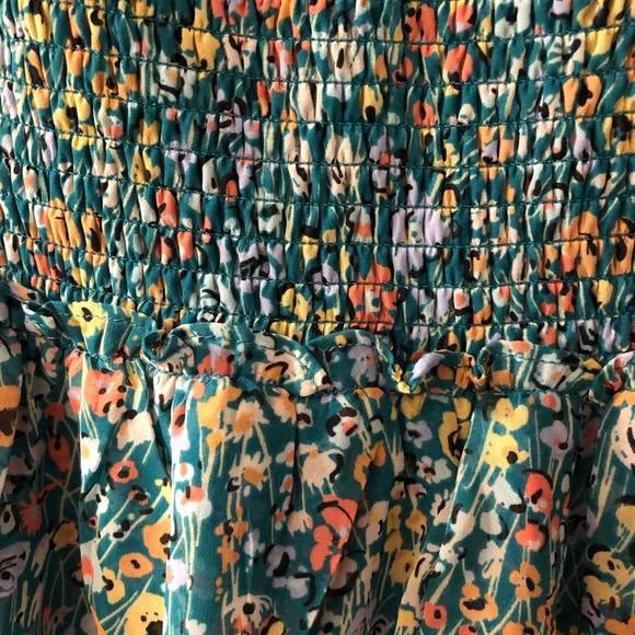 NWOT 19 Cooper Nordstrom ruched floral mini skirt, size s - Picture 3 of 3